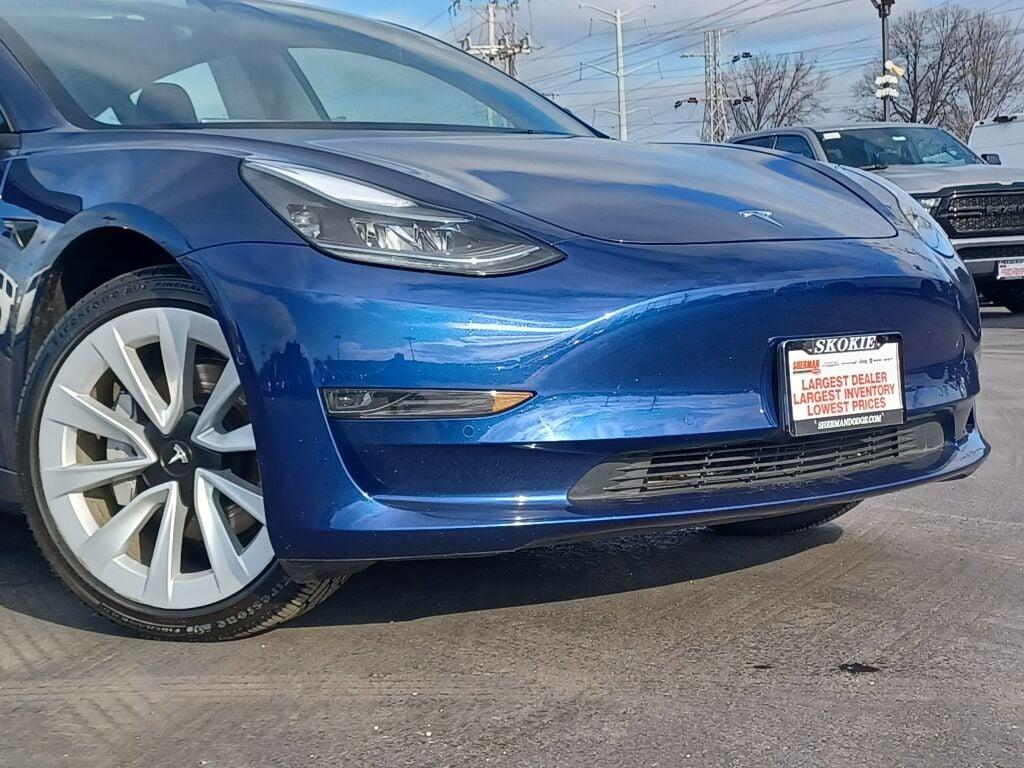 Used 2022 Tesla Model 3  with VIN 5YJ3E1EA0NF188386 for sale in Skokie, IL