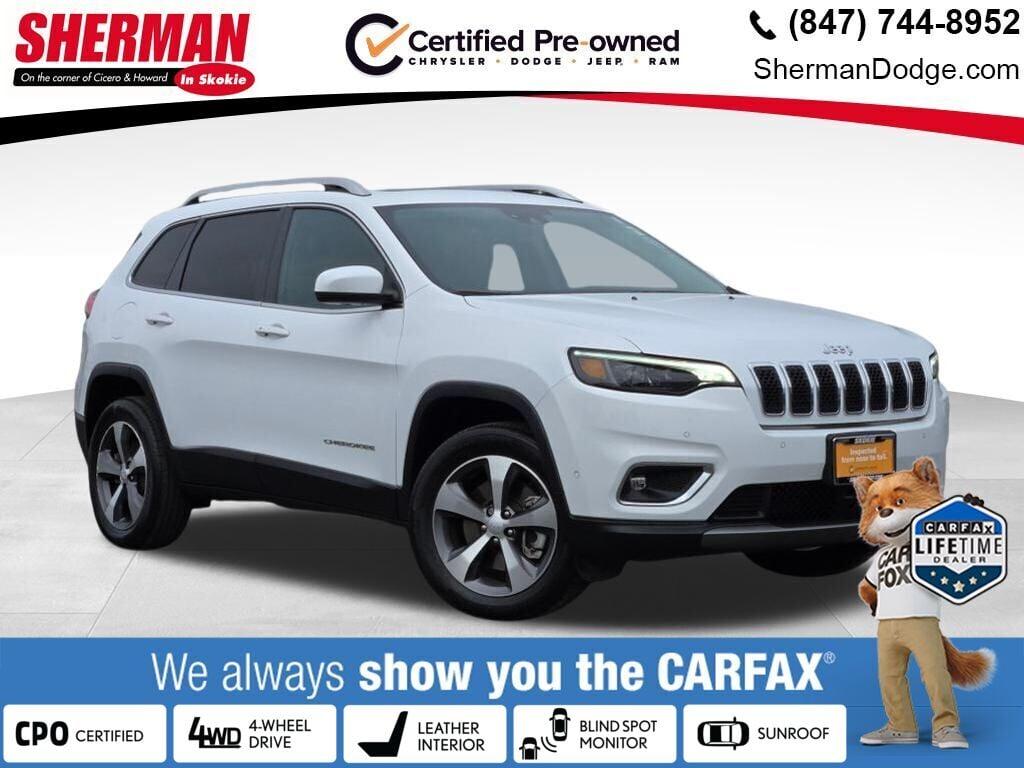 Used 2021 jeep cherokee limited for sale 24 765 sherman dodge