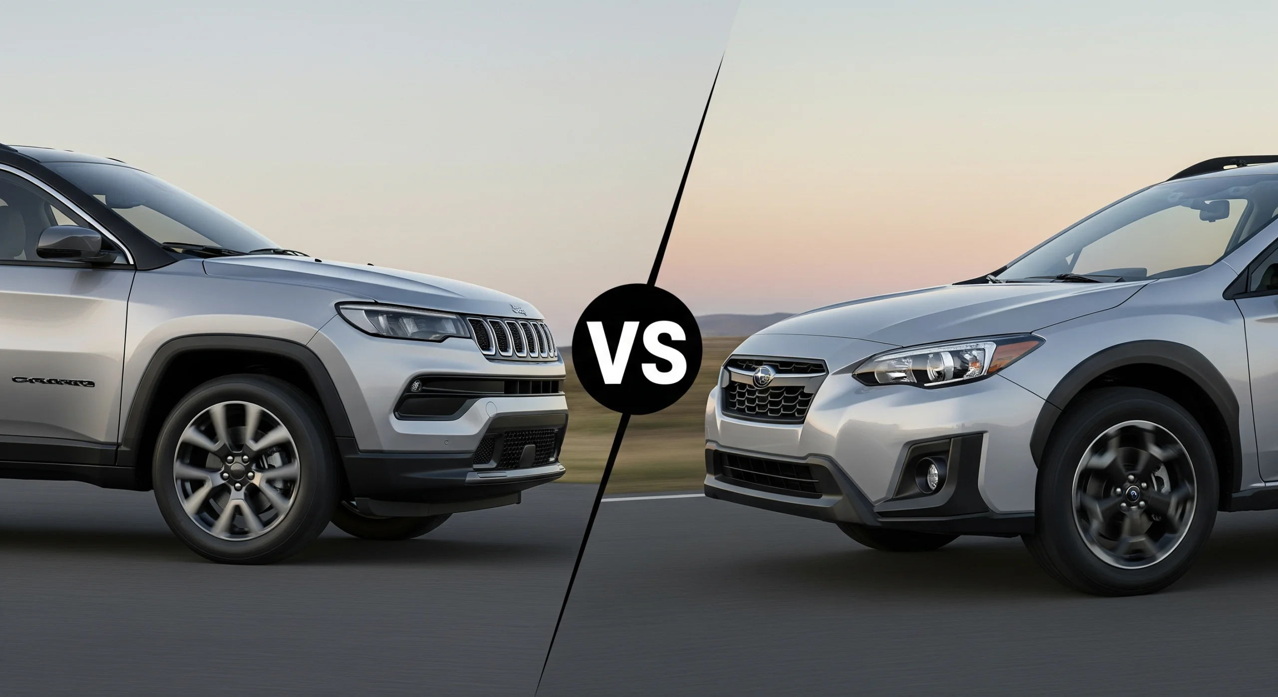 2025 Jeep Compass vs. 2025 Subaru Crosstrek Compact SUV Comparison