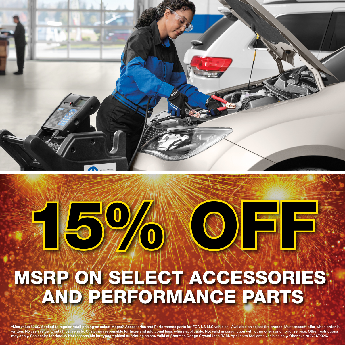 15% Off MSRP On Select Accessories and Performance