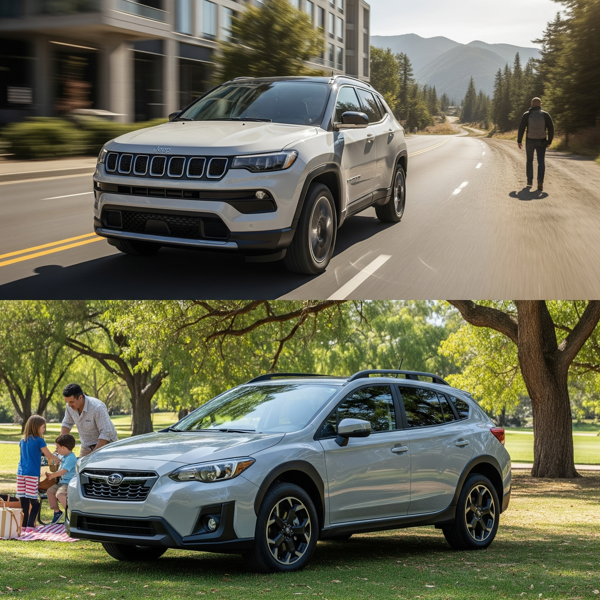 Jeep 4x4 vs. Subaru AWD Capability
